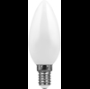 Лампа светодиодная, (7W) 230V E14 2700K матовая, LB-66