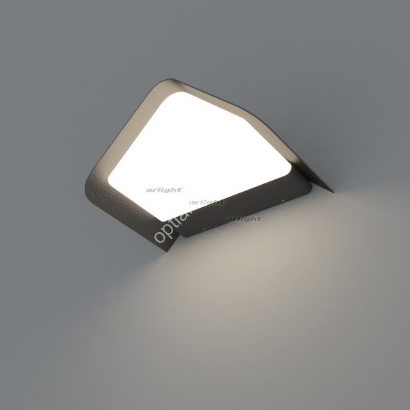 Светильник LGD-Wall-Delta-1B-12W Warm White (Arlight, IP54 Металл, 3 года)