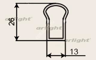 Гибкий неон ARL-NF5050-S15-24V RGB (Arlight, Закрытый)