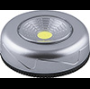 Светодиодный светильник-кнопка 1LED 2W (3*AAA в комплект не входят),  69*25мм, серебро, FN1205